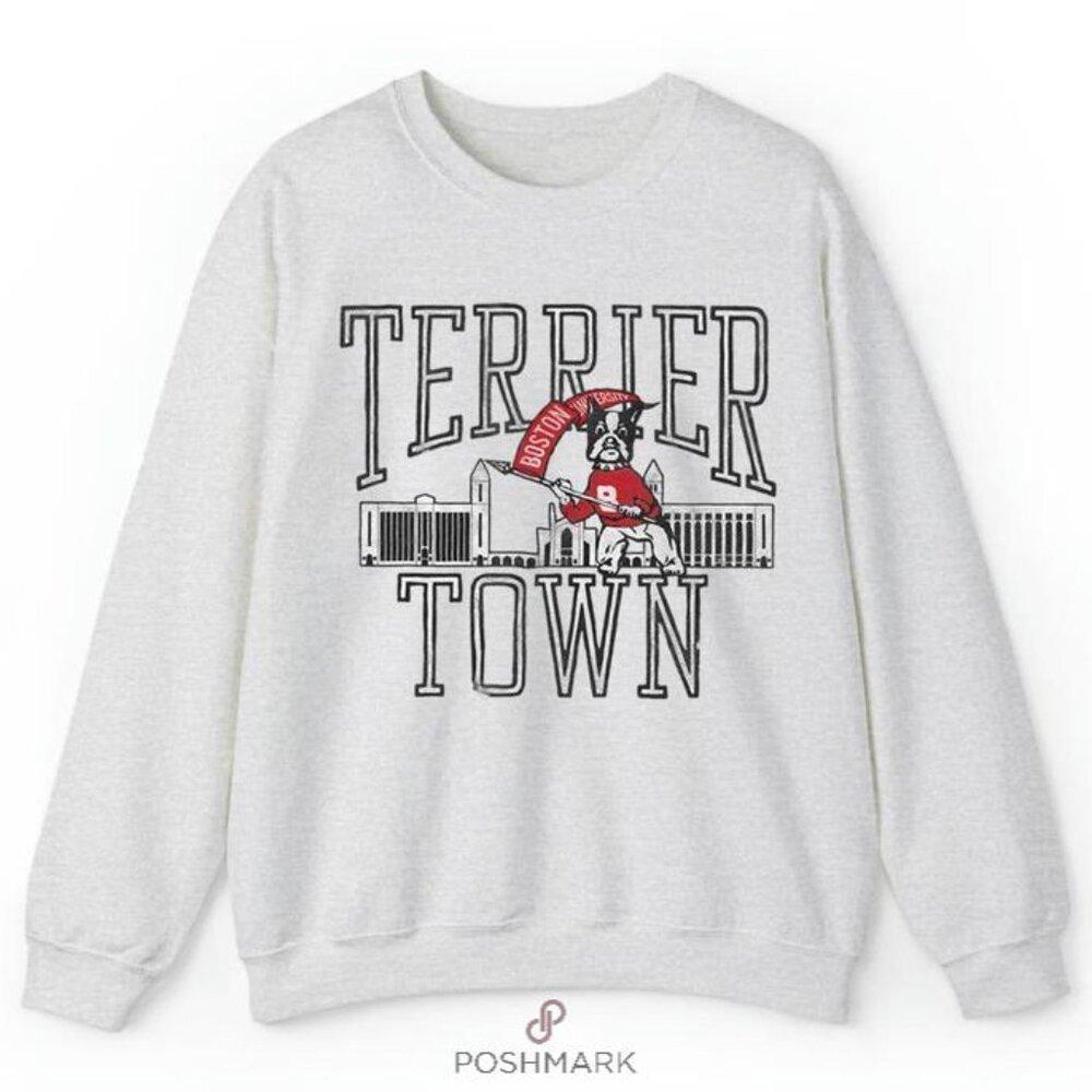 Boston University Terrier Town  Ncaa Sweatshirt